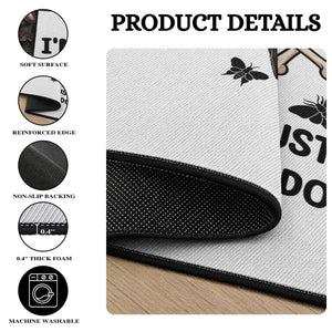 Cute Plague Doctor Trust Me Im A Doctor Round Rug Spooky Halloween Gift