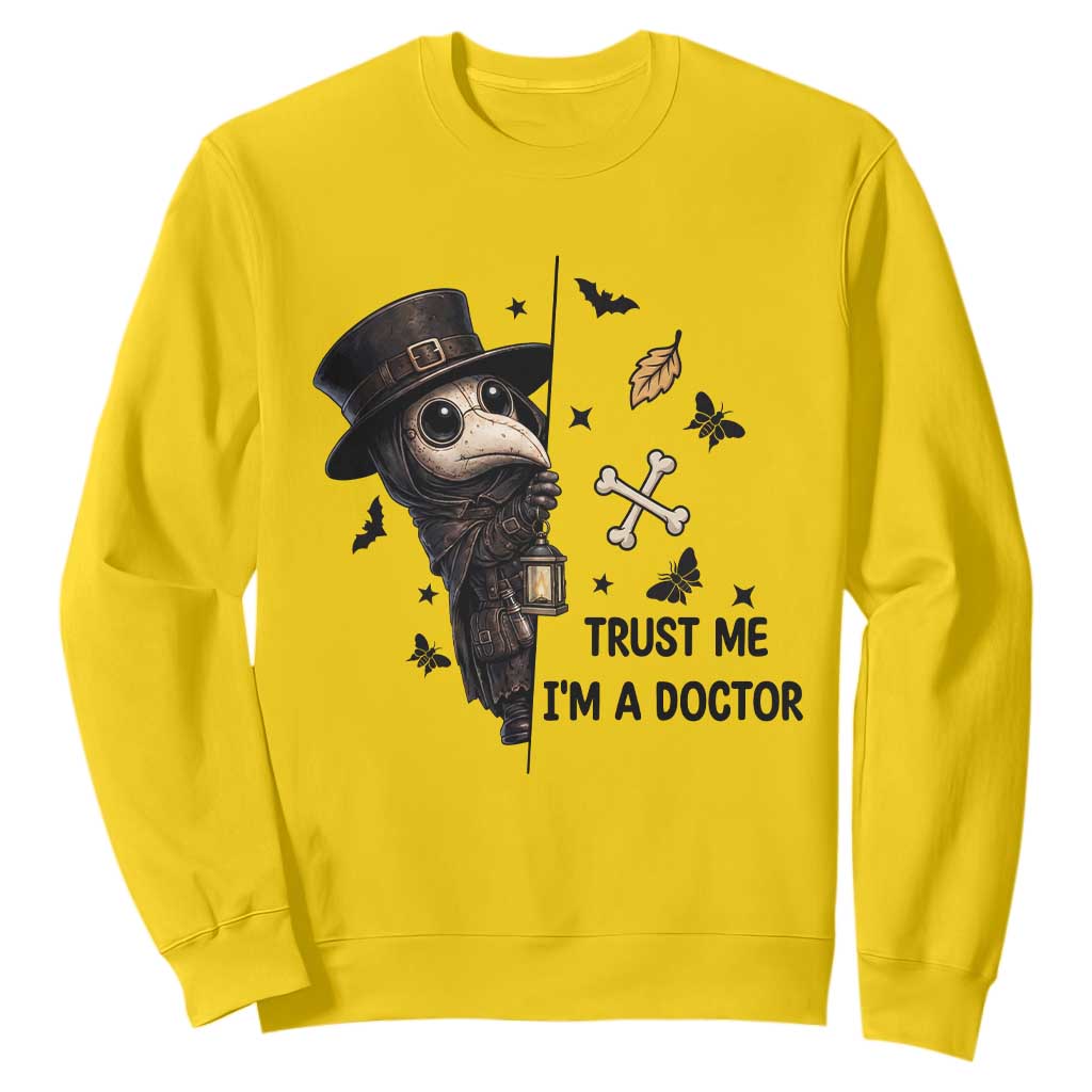 Cute Plague Doctor Trust Me Im A Doctor Sweatshirt Spooky Halloween Gift