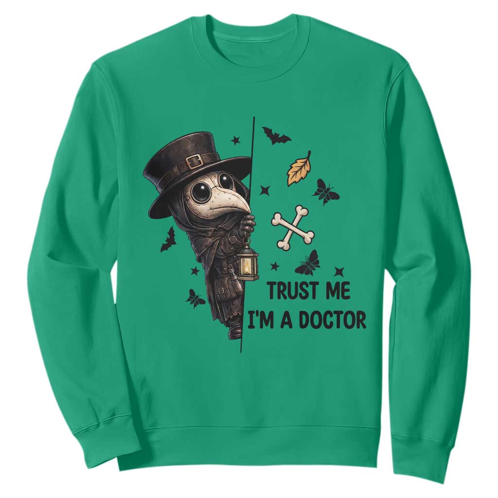 Cute Plague Doctor Trust Me Im A Doctor Sweatshirt Spooky Halloween Gift