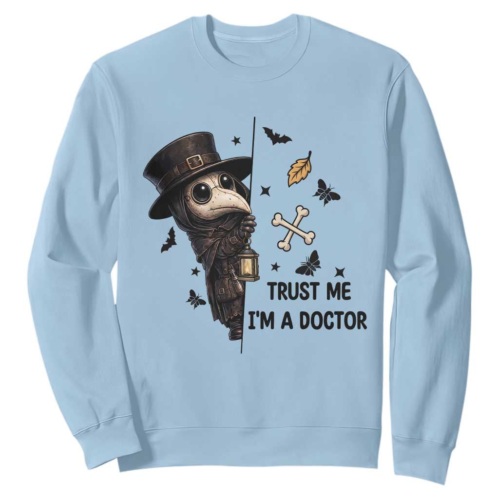 Cute Plague Doctor Trust Me Im A Doctor Sweatshirt Spooky Halloween Gift