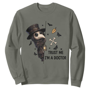 Cute Plague Doctor Trust Me Im A Doctor Sweatshirt Spooky Halloween Gift