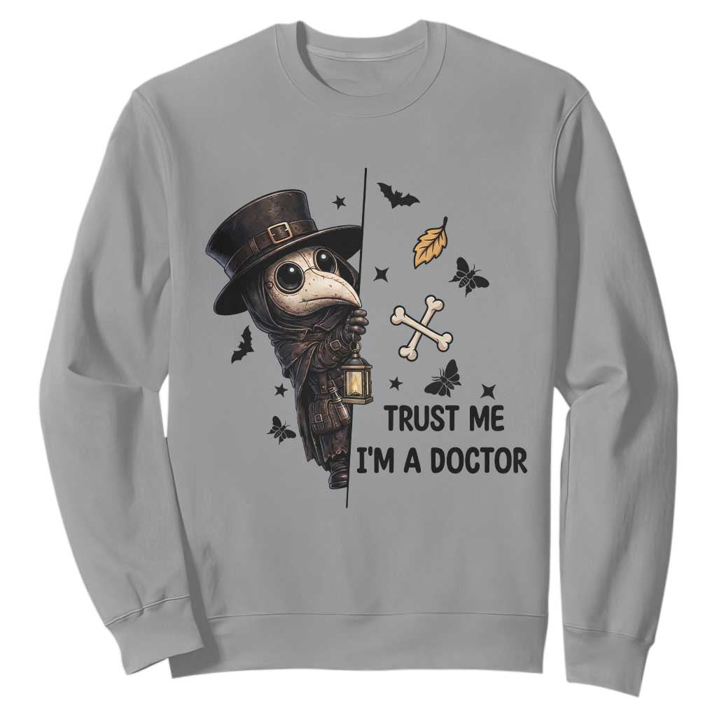 Cute Plague Doctor Trust Me Im A Doctor Sweatshirt Spooky Halloween Gift