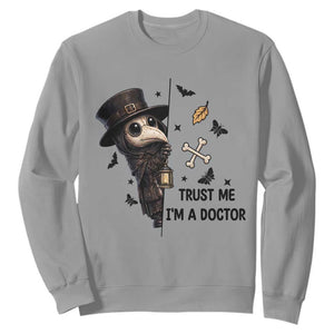 Cute Plague Doctor Trust Me Im A Doctor Sweatshirt Spooky Halloween Gift