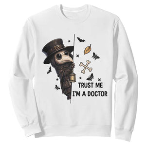 Cute Plague Doctor Trust Me Im A Doctor Sweatshirt Spooky Halloween Gift