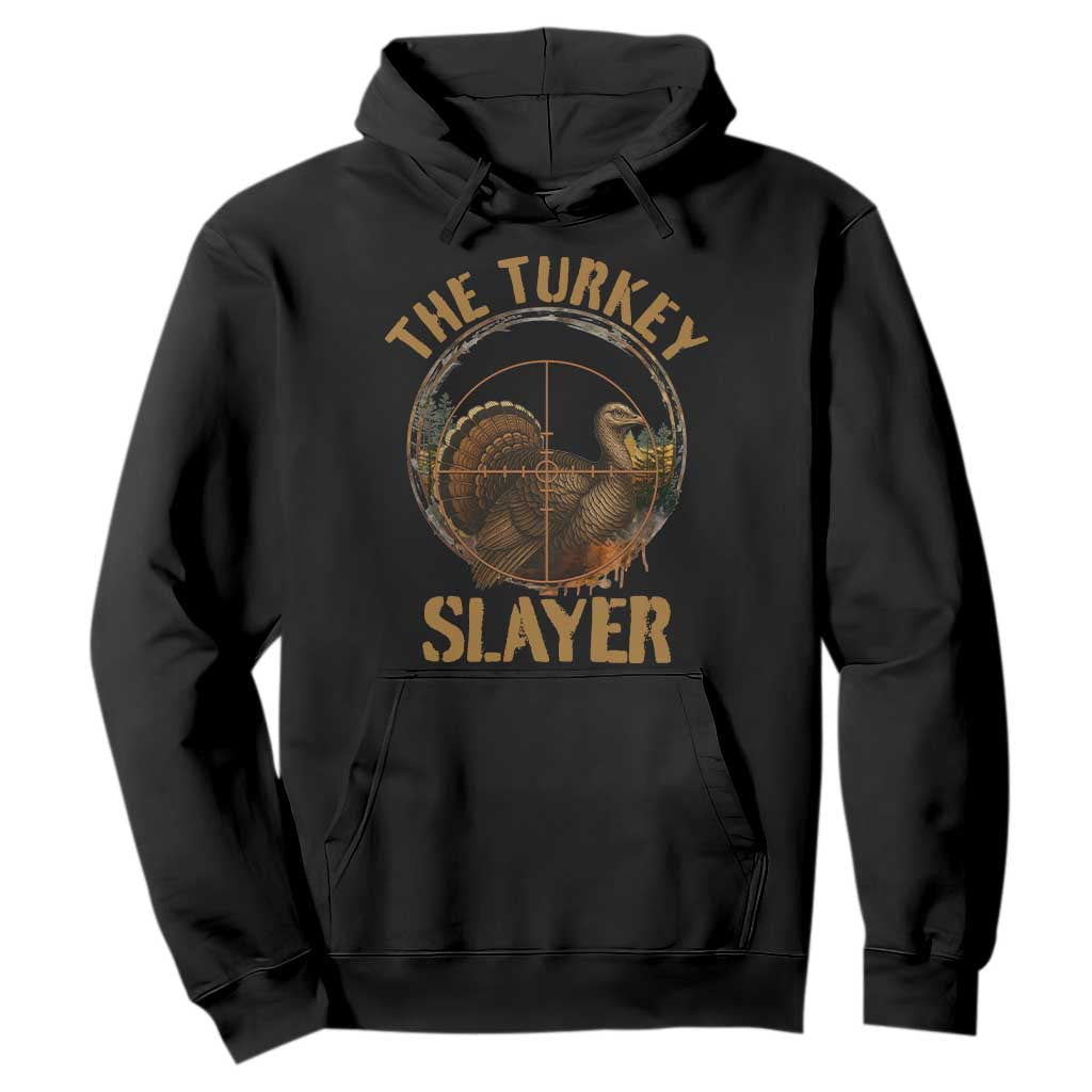 The Turkey Slayer Hoodie Funny Hunting Season Gift TS12 Black Print Your Wear