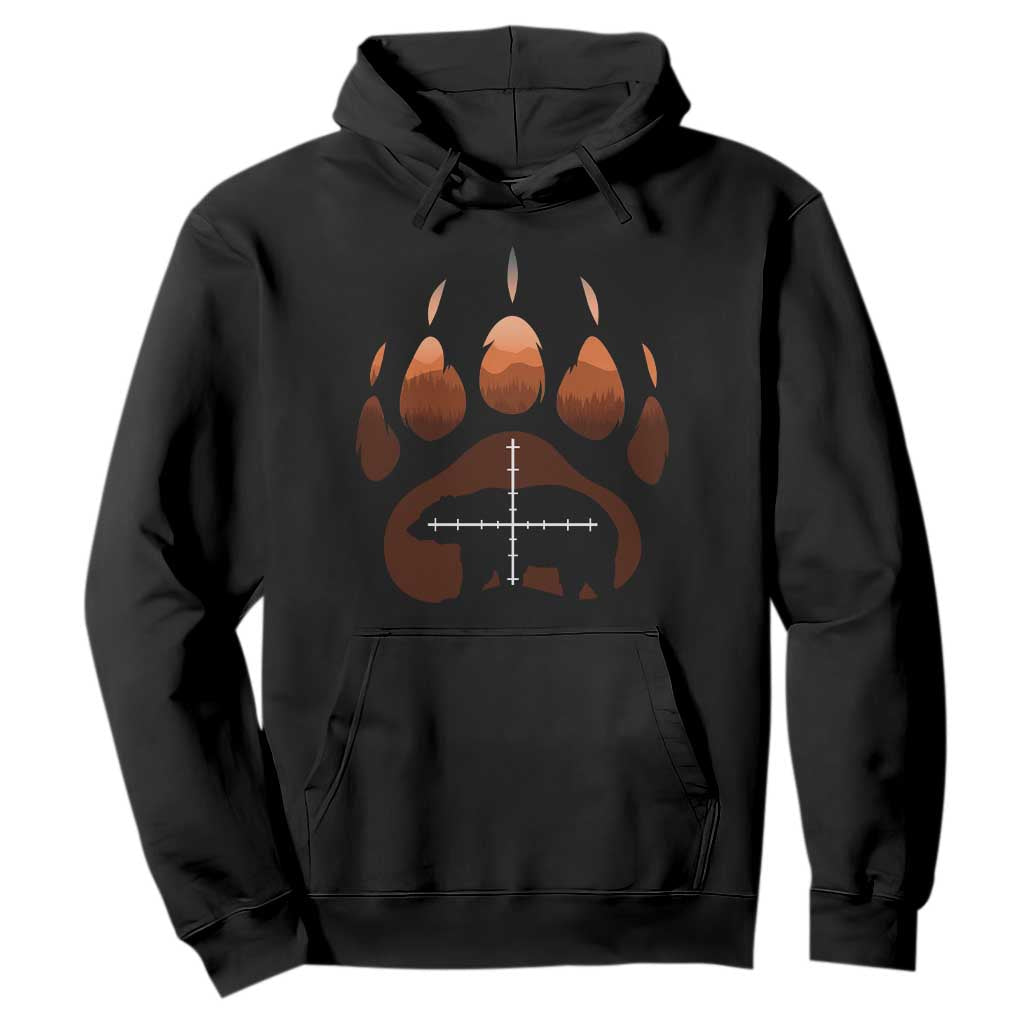 Big Game Bear Hunting Season Hoodie Funny Hunter Gift TS12 Black Print Your Wear