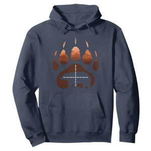 Big Game Bear Hunting Season Hoodie Funny Hunter Gift TS12 Navy Print Your Wear