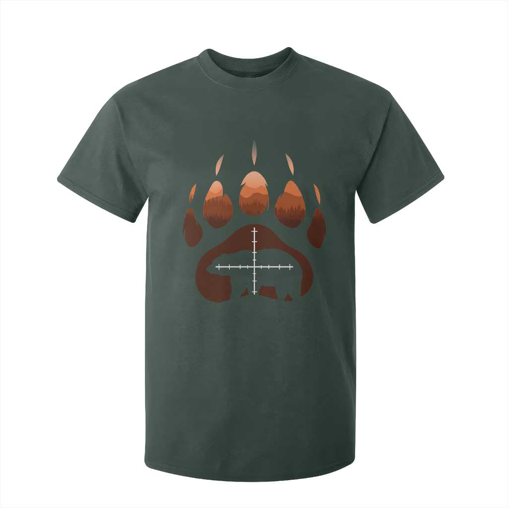 Big Game Bear Hunting Season T Shirt For Kid Funny Hunter Gift TS12 Dark Forest Green Print Your Wear
