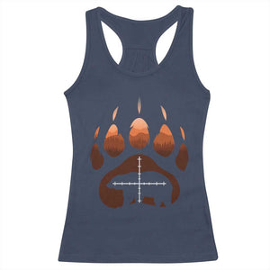 Big Game Bear Hunting Season Racerback Tank Top Funny Hunter Gift TS12 Navy Print Your Wear