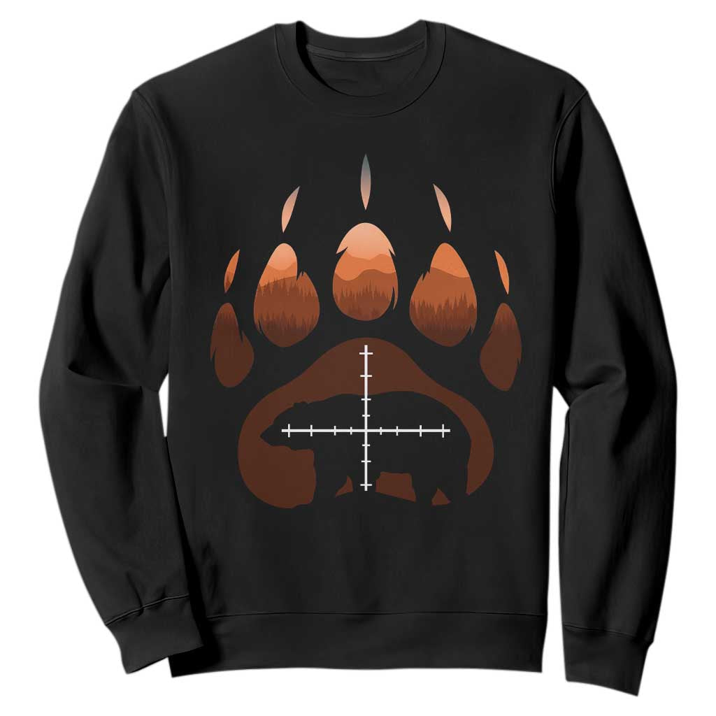 Big Game Bear Hunting Season Sweatshirt Funny Hunter Gift TS12 Black Print Your Wear