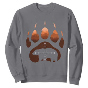 Big Game Bear Hunting Season Sweatshirt Funny Hunter Gift TS12 Charcoal Print Your Wear