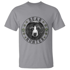 Bear Hunter T Shirt Funny Hunting Season Gift TS12 Sport Gray Print Your Wear