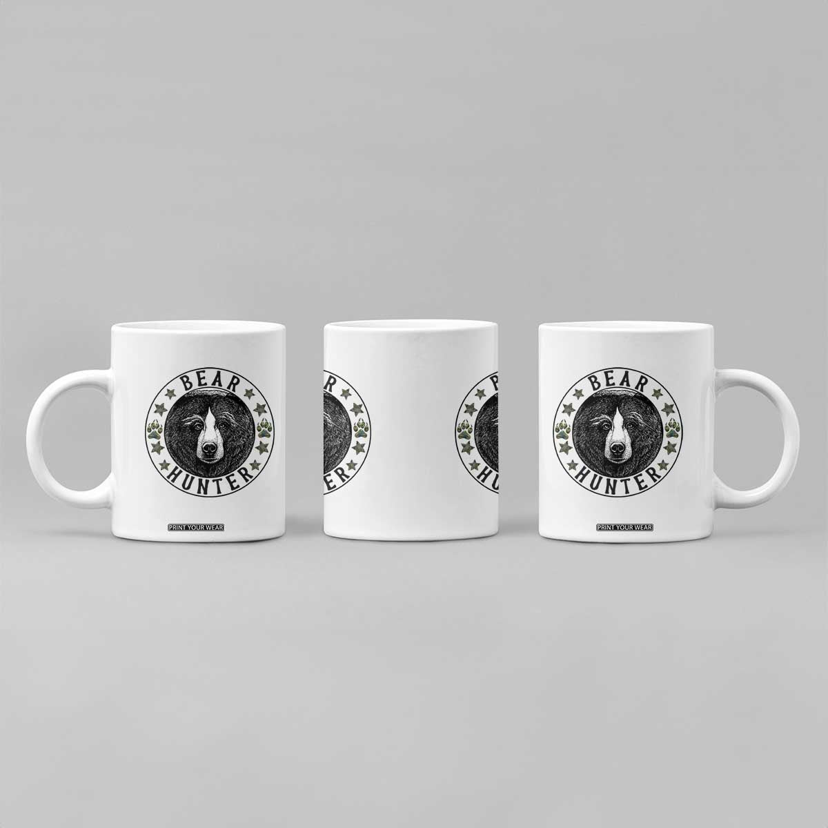 Bear Hunter Coffee Mug Funny Hunting Season Gift TS12 Print Your Wear