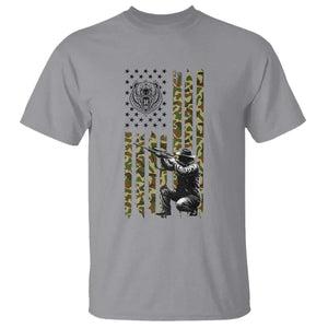 Bear Hunting T Shirt Camo American Flag Hunter Gift TS12 Sport Gray Print Your Wear