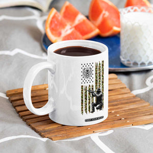 Bear Hunting Coffee Mug Camo American Flag Hunter Gift TS12 Print Your Wear