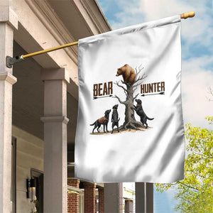 Bear Hunter Garden Flag Black Lab Retriever Funny Hunting Gift TS12 Print Your Wear