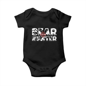 Bear Hunter Baby Onesie Outdoor Adventure Gift TS12 Black Print Your Wear