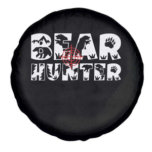 Bear Hunter Spare Tire Cover Outdoor Adventure Gift TS12 Print Your Wear