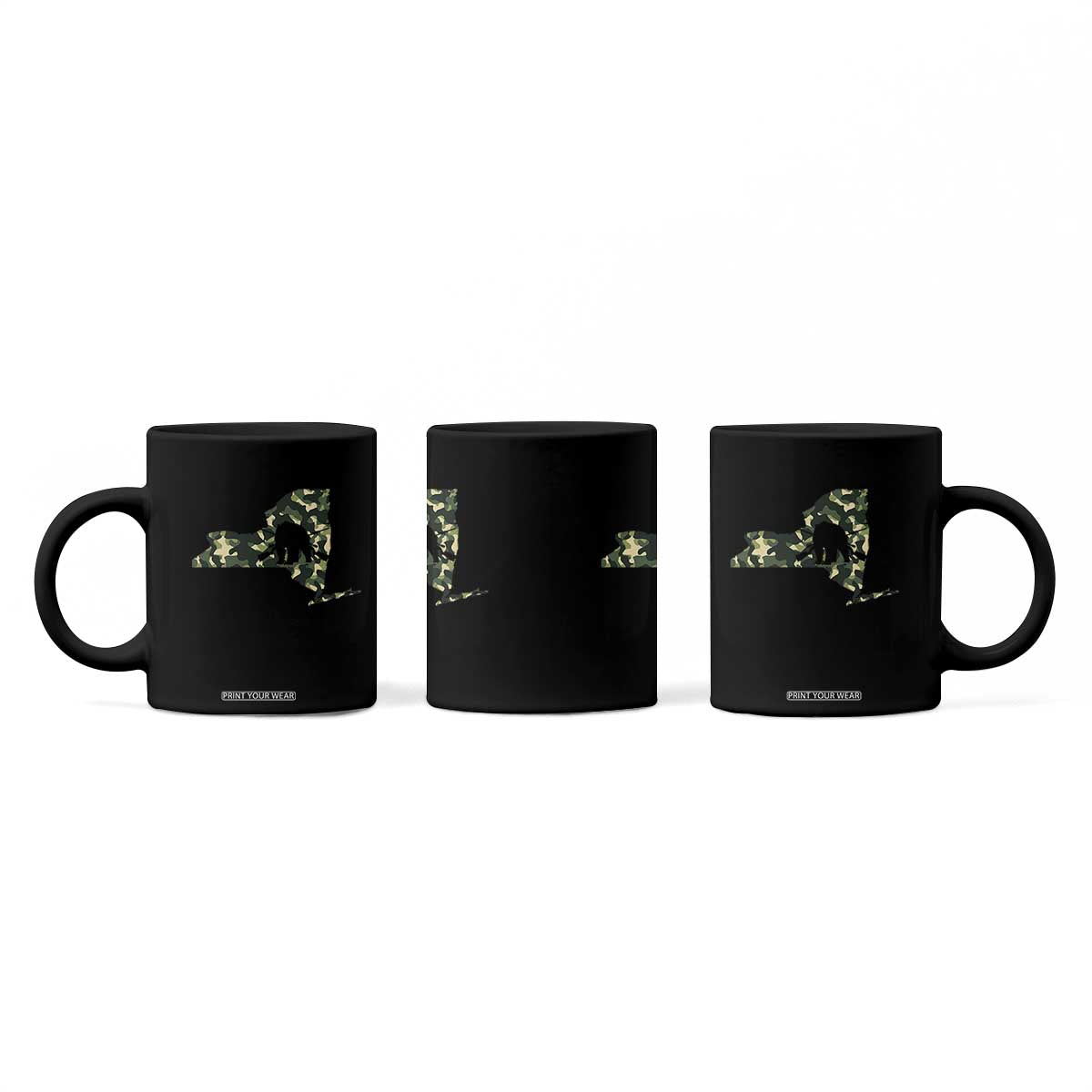 New York Bear Hunter Coffee Mug Camo Map Hunting Season Gift TS12 Print Your Wear