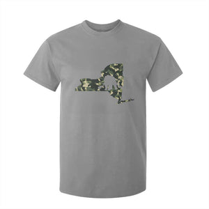 New York Bear Hunter T Shirt For Kid Camo Map Hunting Season Gift TS12 Sport Gray Print Your Wear