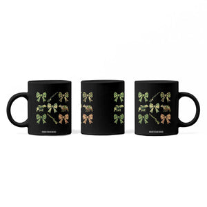 Women Bear Hunting Season Coffee Mug Camo Bow Coquette Gift TS12 Print Your Wear