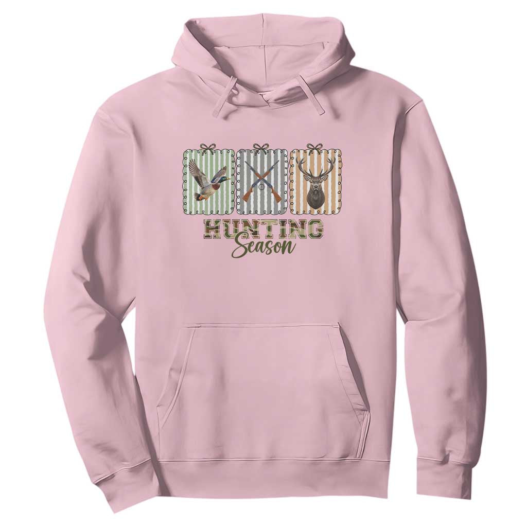 Hunting Season Hoodie Funny Hunter Wife Gift TS12 Light Pink Print Your Wear