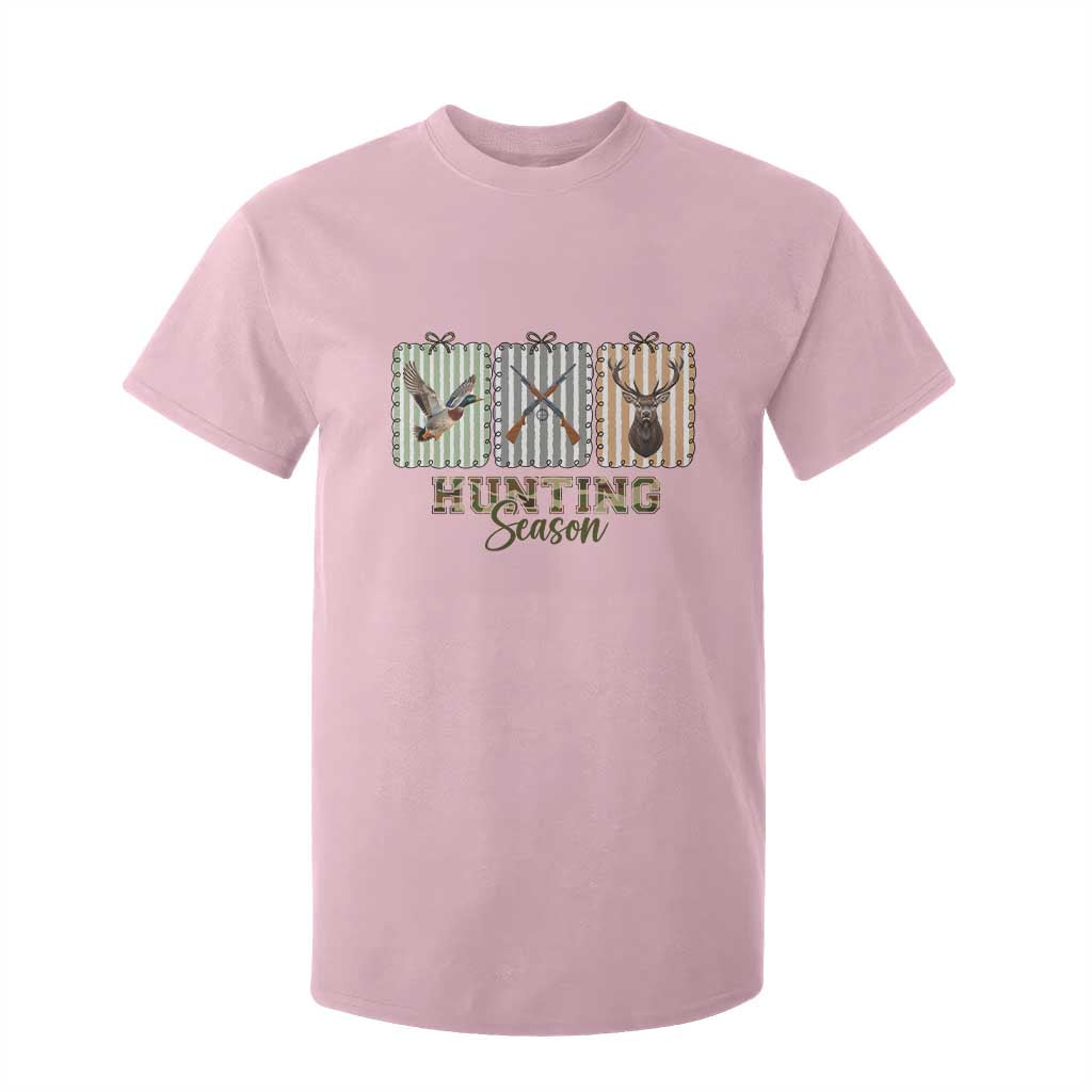 Hunting Season T Shirt For Kid Funny Hunter Wife Gift TS12 Light Pink Print Your Wear