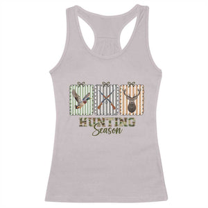 Hunting Season Racerback Tank Top Funny Hunter Wife Gift TS12 Ice Gray Print Your Wear