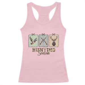 Hunting Season Racerback Tank Top Funny Hunter Wife Gift TS12 Light Pink Print Your Wear