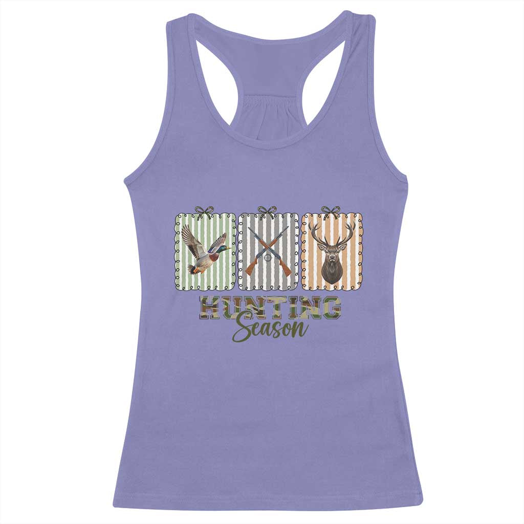 Hunting Season Racerback Tank Top Funny Hunter Wife Gift TS12 Violet Print Your Wear