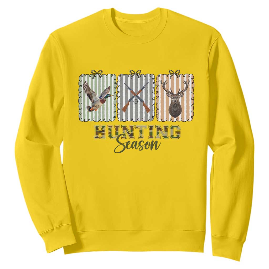 Hunting Season Sweatshirt Funny Hunter Wife Gift TS12 Daisy Print Your Wear