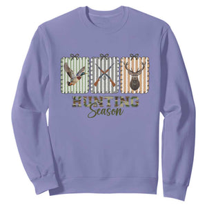 Hunting Season Sweatshirt Funny Hunter Wife Gift TS12 Violet Print Your Wear