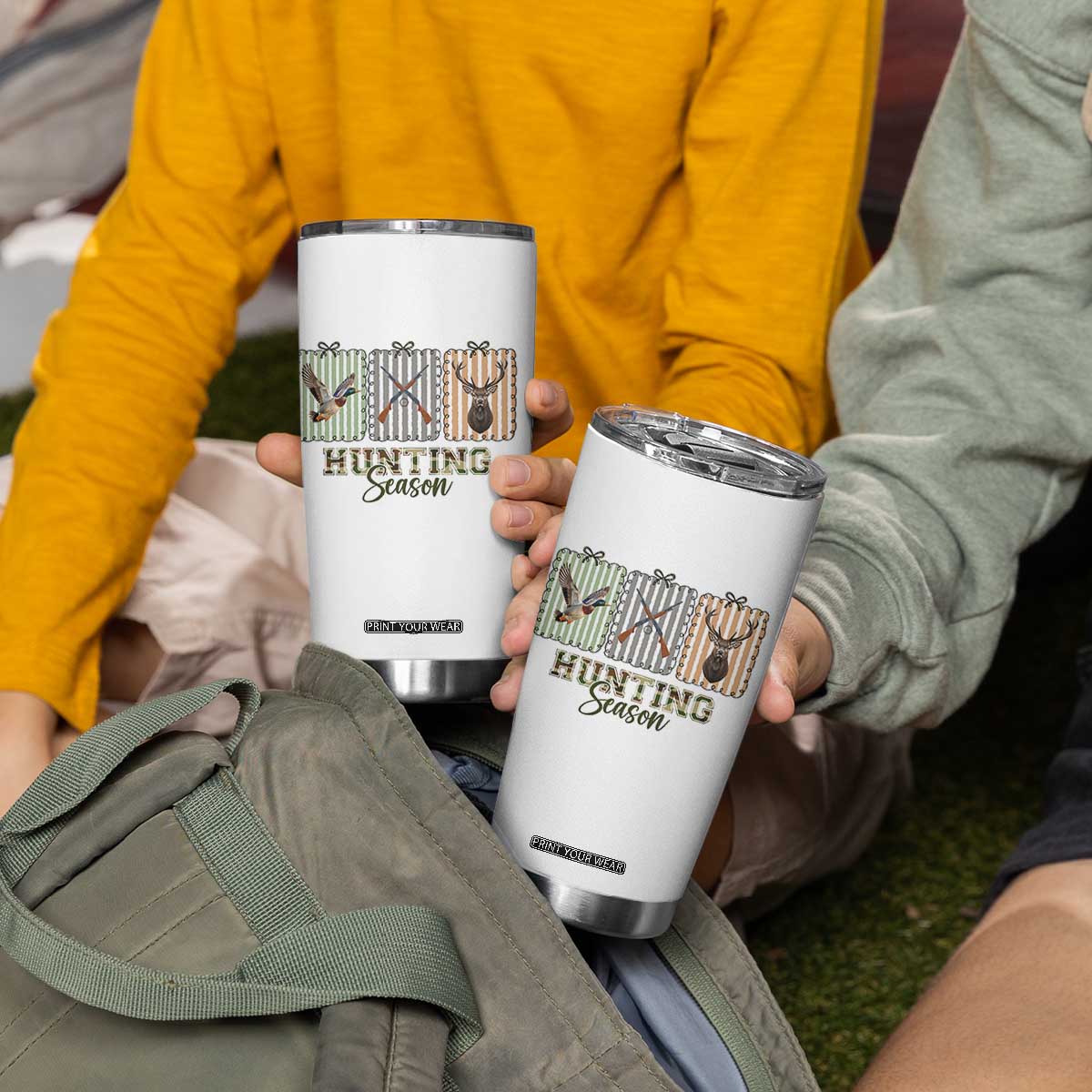 Hunting Season Tumbler Cup Funny Hunter Wife Gift TS12 Print Your Wear