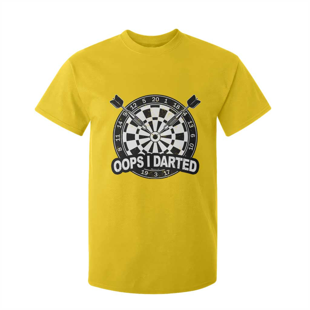 Funny Oops I Darted T Shirt For Kid Sarcastic Dartist Darts Lover Gift TS12 Daisy Print Your Wear