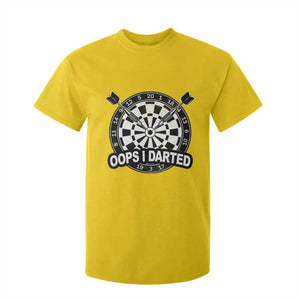 Funny Oops I Darted T Shirt For Kid Sarcastic Dartist Darts Lover Gift TS12 Daisy Print Your Wear