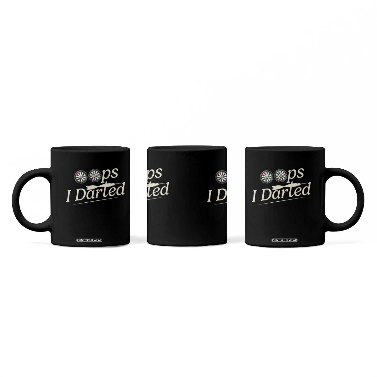 Oops I Darted Coffee Mug Funny Pub Darts Lover TS12 Print Your Wear