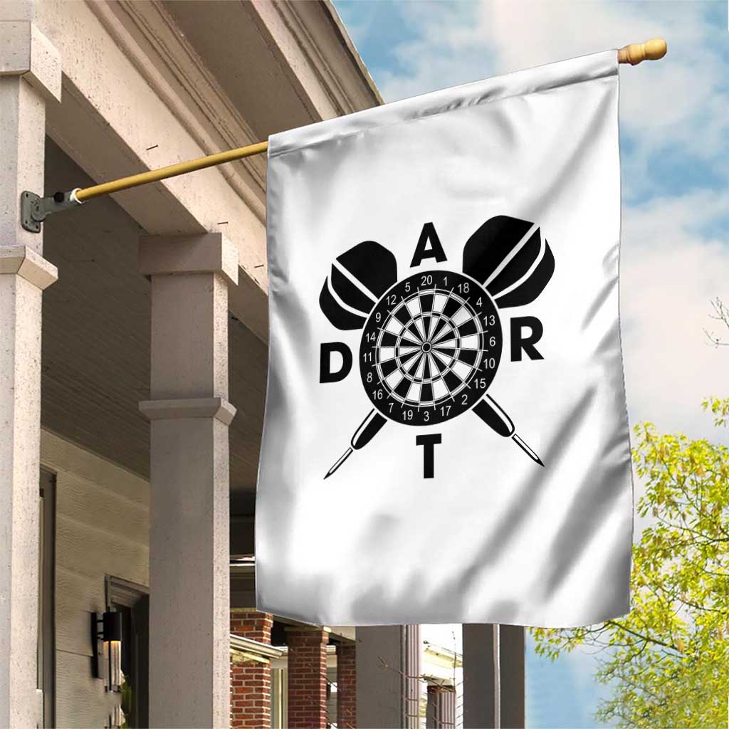 Vintage Dartboard Gift Idea For Dart Lover Garden Flag TS12 Print Your Wear