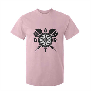 Vintage Dartboard Gift Idea For Dart Lover T Shirt For Kid TS12 Light Pink Print Your Wear