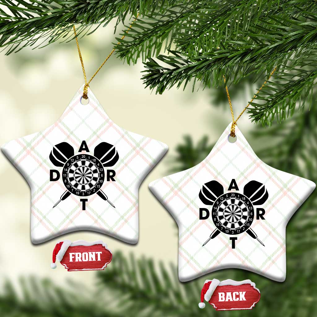 Vintage Dartboard Gift Idea For Dart Lover Ceramic Ornament TS12 Print Your Wear