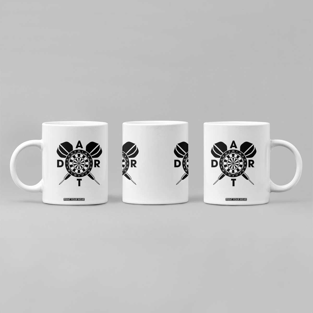 Vintage Dartboard Gift Idea For Dart Lover Coffee Mug TS12 Print Your Wear