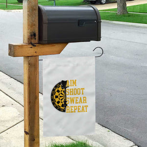 Funny Darts Retro Vintage Garden Flag Aim Shoot Swear Repeat Dartist Gift TS12 Print Your Wear