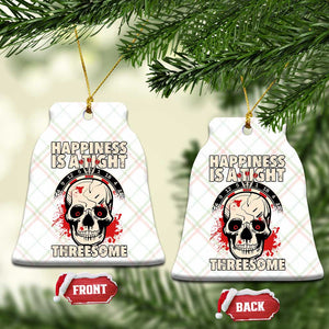 Happiness Is a Tight Threesome Ceramic Ornament Gothic Dart Player Gift TS12 Print Your Wear