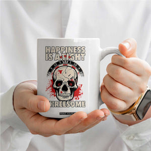 Happiness Is a Tight Threesome Coffee Mug Gothic Dart Player Gift TS12 Print Your Wear