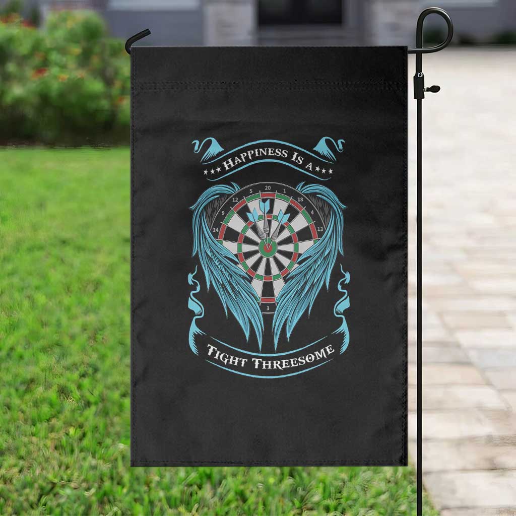 Dart Player Sport Garden Flag Darts Happiness Is A Tight Threesome TS12 Print Your Wear