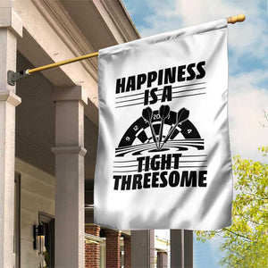Dirty Joke Darts Gift Garden Flag Darts Happiness Is A Tight Threesome TS12 Print Your Wear