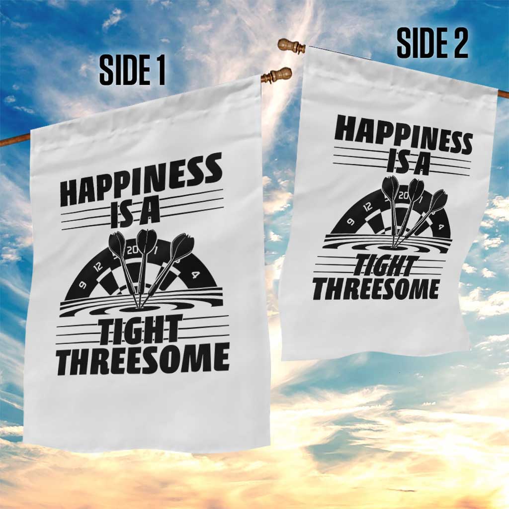 Dirty Joke Darts Gift Garden Flag Darts Happiness Is A Tight Threesome TS12 Print Your Wear