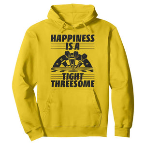 Dirty Joke Darts Gift Hoodie Darts Happiness Is A Tight Threesome TS12 Daisy Print Your Wear
