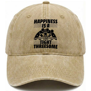 Dirty Joke Darts Gift Washed Cotton Baseball Cap Darts Happiness Is A Tight Threesome TS12 Print Your Wear