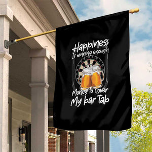 Bar Tab Darts Player Gift Garden Flag Winning Money To Cover My Bar Tab TS12 Print Your Wear
