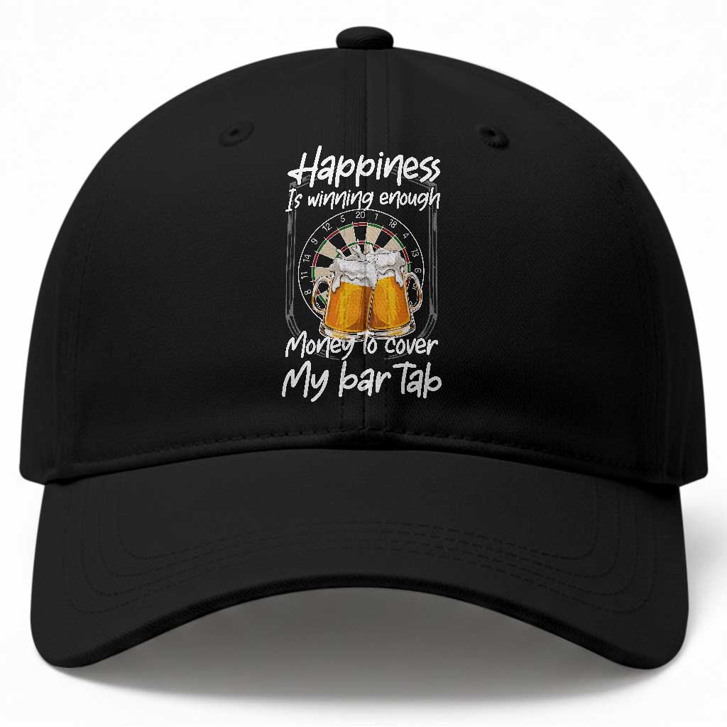 Bar Tab Darts Player Gift Baseball Cap Winning Money To Cover My Bar Tab TS12 Print Your Wear